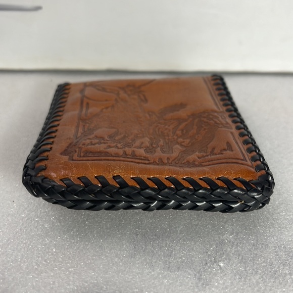 Gene Autry Men’s Cowboy hunting Cow Leather Wallet - Picture 10 of 12